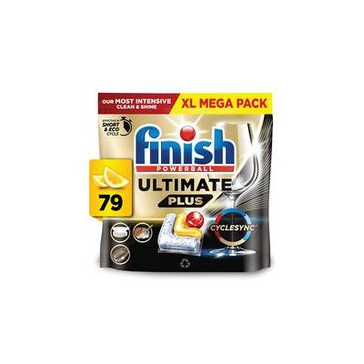 Finish Ultimate Plus All In 1 Lemon Sparkle 79 Tabs Finish Ultimate Plus All In 1 Lemon Sparkle 79 Tabs
