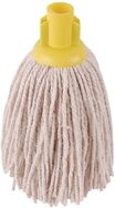 2Work 12oz PY Smooth Socket Mop Yellow (Pack of 10) 2W04302