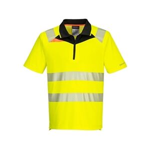 Portwest DX4 Hi Vis Zip Polo Shirt S/S 3XL Yellow/Blk Portwest DX4 Hi Vis Zip Polo Shirt S/S 3XL Yellow/Blk