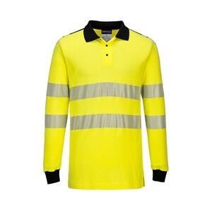 Portwest PW3 Flame Resistant Hi Vis Polo Shirt 2XL Yellow/Blk Portwest PW3 Flame Resistant Hi Vis Polo Shirt 2XL Yellow/Blk