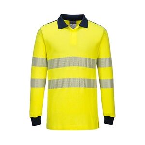 Portwest PW3 Flame Resistant Hi Vis Polo Shirt 3XL Yellow/Navy Portwest PW3 Flame Resistant Hi Vis Polo Shirt 3XL Yellow/Navy