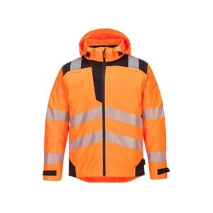Portwest PW3 Hi Vis Extreme Rain Jacket 2XL Orange/Blk Portwest PW3 Hi Vis Extreme Rain Jacket 2XL Orange/Blk