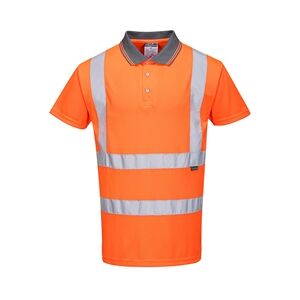Unbranded Hi-Vis Short Sleeved Polo RIS (Orange) 5XL Unbranded Hi-Vis Short Sleeved Polo RIS (Orange) 5XL