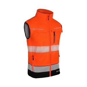 Beeswift DELTIC HI-VIS GILET TWO-TONE Orange Black 5XL Beeswift DELTIC HI-VIS GILET TWO-TONE Orange Black 5XL