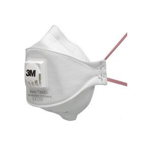 3M Aura 9332+ FFP3V Fold Flat Face Mask (Pack of 10) 3M Aura 9332+ FFP3V Fold Flat Face Mask (Pack of 10)