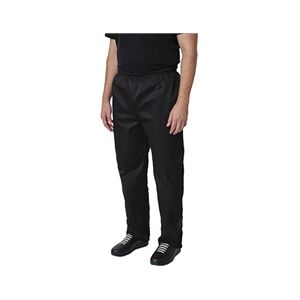 Whites Chefs Clothing Whites Vegas Chef Trousers Polycotton Black 2XL Whites Chefs Clothing Whites Vegas Chef Trousers Polycotton Black 2XL