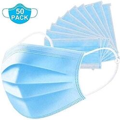 Unbranded Disposable 3 Ply Non-Medical Face Mask Pack 50's