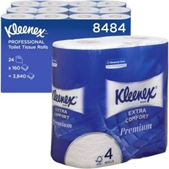 Kleenex 4-Ply Quilted Toilet Roll (24 Pack) 8484