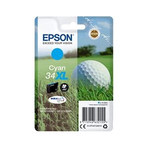 Epson 34XL Ink Cartridge DURABrite Ultra High Yield Golf Ball Cyan Epson 34XL Ink Cartridge DURABrite Ultra High Yield Golf Ball Cyan