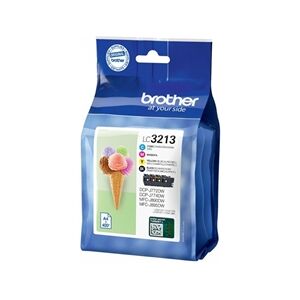 Brother LC3213 Inkjet Cartridge Multipack CMYK LC3213VAL Brother LC3213 Inkjet Cartridge Multipack CMYK LC3213VAL