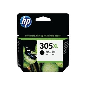 HP 305XL Original Ink Cartridge High Yield Black 3YM62AE HP 305XL Original Ink Cartridge High Yield Black 3YM62AE