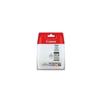 Canon CLI-581 Inkjet Cartridge Multipack CMYK 2103C007 Canon CLI-581 Inkjet Cartridge Multipack CMYK 2103C007