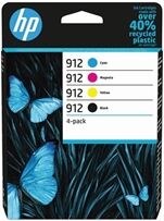 HP 912 Original Ink Cartridge 2.93/8.29-ml CMYK 4-pack 6ZC74AE
