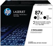 HP 87X Original LaserJet Toner Cartridge Hi Yield Black 2-pack CF287XD