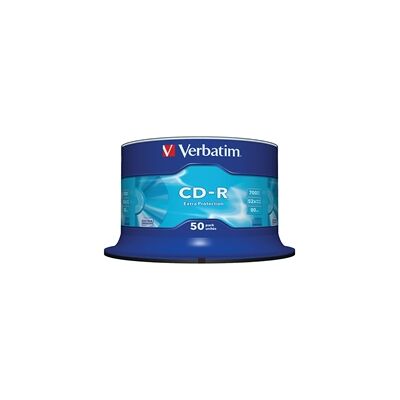 Verbatim CD-R 700MB/80minutes 52X Spindle (50 Pack) Verbatim CD-R 700MB/80minutes 52X Spindle (50 Pack)