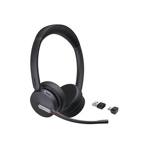 Yealink BH70 Wireless Stereo Binaural Headset USB-C/A MS Teams Black Yealink BH70 Wireless Stereo Binaural Headset USB-C/A MS Teams Black