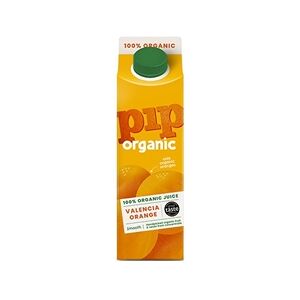 8 Pack Pip Organic Valencia Orange Juice Take Home Carton 1L 8 Pack Pip Organic Valencia Orange Juice Take Home Carton 1L