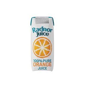 Radnor Hills Radnor Juice Pure Orange Juice Tetra Pack 125ml Pack 60 Radnor Hills Radnor Juice Pure Orange Juice Tetra Pack 125ml Pack 60