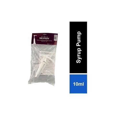 Monin Pet Syrup Pump - 10ml Precision Dispenser Monin Pet Syrup Pump - 10ml Precision Dispenser