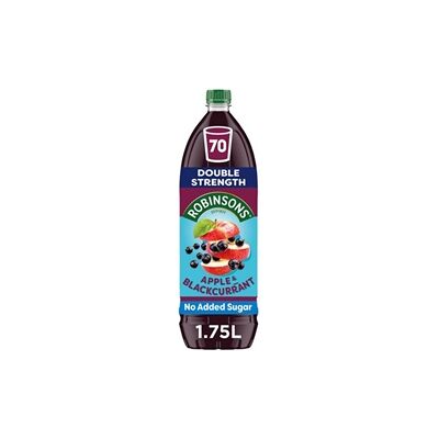 Robinsons NAS Double Concentrate Apple & Blackcurrant 1.75l Robinsons NAS Double Concentrate Apple & Blackcurrant 1.75l