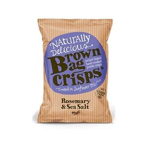 20 Pack Brown Bag Crisps Rosemary and Sea Salt 40g 20 Pack Brown Bag Crisps Rosemary and Sea Salt 40g