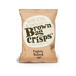 20 Pack Brown Bag Crisps Lightly Salted 40g 20 Pack Brown Bag Crisps Lightly Salted 40g