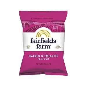 36 Pack Fairfields Farm Crisps Bacon & Tomato Crisps 40g 36 Pack Fairfields Farm Crisps Bacon & Tomato Crisps 40g