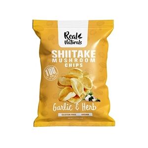 12 Pack Real Naturals Shiitake Mushroom Chips Garlic & Herb 32g 12 Pack Real Naturals Shiitake Mushroom Chips Garlic & Herb 32g
