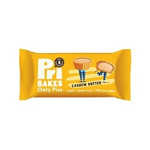 12 Pack Pri Bakes Oaty Pies, Cashew Butter 48g 12 Pack Pri Bakes Oaty Pies, Cashew Butter 48g