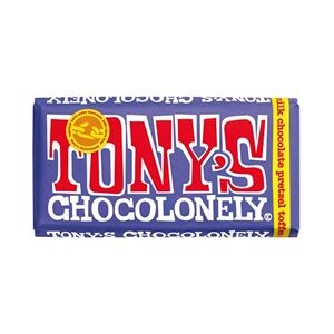 Tony's Chocolonely Dark Milk Pretzel Bar - Chocolate Bar Tony's Chocolonely Dark Milk Pretzel Bar - Chocolate Bar