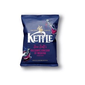 Kettle Sea Salt and Balsamic Vinegar Crisps (Pack of 54) FG001860 Kettle Sea Salt and Balsamic Vinegar Crisps (Pack of 54) FG001860