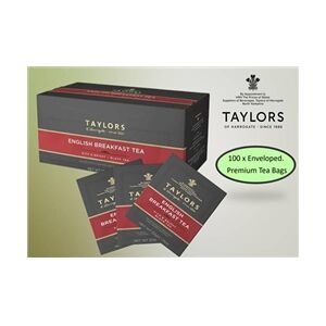 Taylor's Taylors English Breakfast Tea Envelopes (Pack 100) - 2650RW Taylor's Taylors English Breakfast Tea Envelopes (Pack 100) - 2650RW