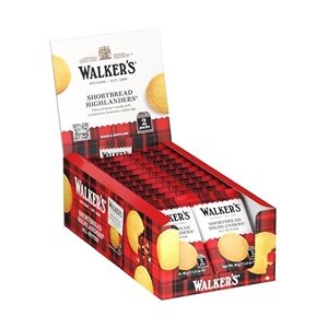 Walkers Shortbread Twin Pack Highlander Traditional Pure Butter 18x40g Walkers Shortbread Twin Pack Highlander Traditional Pure Butter 18x40g