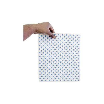 Fiesta Compostable Burger Wraps Blue Dot 250x300mm (200 Pack) Fiesta Compostable Burger Wraps Blue Dot 250x300mm (200 Pack)