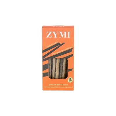 Zymi Organic Breadsticks With Spinach, Dill & Onion 140Gr 140G 12 Zymi Organic Breadsticks With Spinach, Dill & Onion 140Gr 140G 12