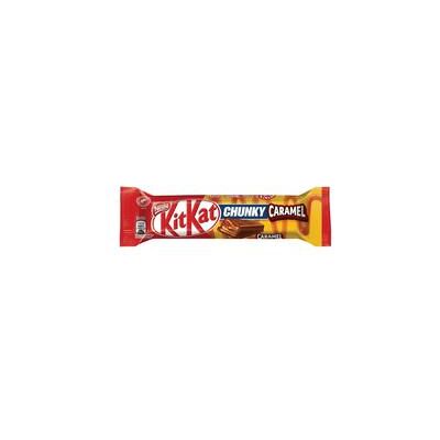 Nestle KitKat Chunky Caramel Chocolate 40g (Pack of 24) 12627471 Nestle KitKat Chunky Caramel Chocolate 40g (Pack of 24) 12627471