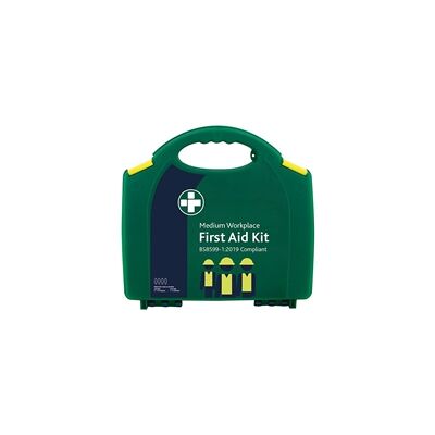Reliance Medical BS-8599-1 Workplace First Aid Kit - Medium - Green Aura Box Reliance Medical BS-8599-1 Workplace First Aid Kit - Medium - Green Aura Box