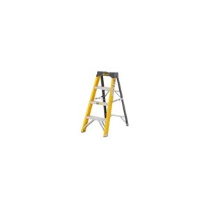 Climb-It Swingback Glass Fibre 3-step Yellow/Black Stepladder Climb-It Swingback Glass Fibre 3-step Yellow/Black Stepladder