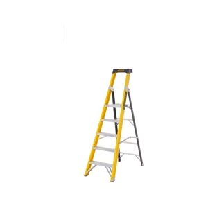 Climb-It - Glass Fibre Platform Stepladder - 5 Tread Climb-It - Glass Fibre Platform Stepladder - 5 Tread