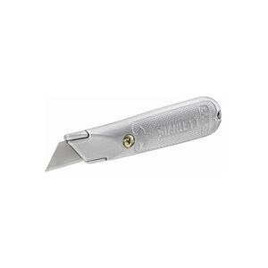 Stanley 199E Classic Fixed Blade Utility Knife Silver 2-10-199 Stanley 199E Classic Fixed Blade Utility Knife Silver 2-10-199