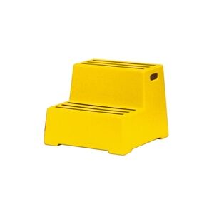 Unbranded Yellow Plastic 2 Tread Safety Step 325097 Unbranded Yellow Plastic 2 Tread Safety Step 325097