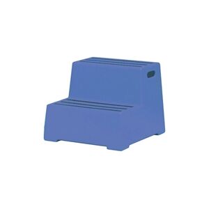 Unbranded Blue Plastic 2 Tread Safety Step 325095 Unbranded Blue Plastic 2 Tread Safety Step 325095