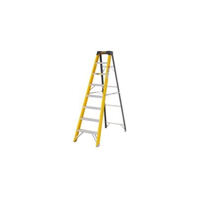 Climb-It - Glass Fibre Swingback - 7 Tread - Stepladder Climb-It - Glass Fibre Swingback - 7 Tread - Stepladder
