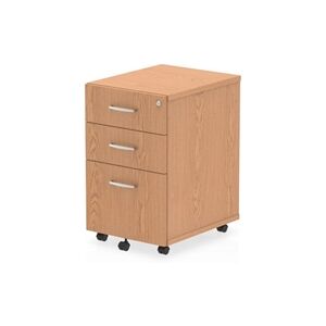 Impulse Under Desk Pedestal 3 Drawer Oak - I001660 Impulse Under Desk Pedestal 3 Drawer Oak - I001660