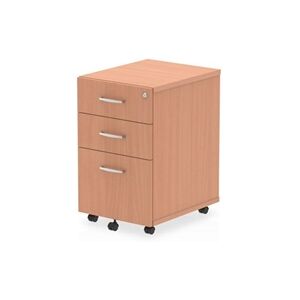 Impulse Under Desk Pedestal 3 Drawer Beech - I001648 Impulse Under Desk Pedestal 3 Drawer Beech - I001648