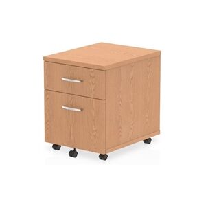 Impulse Mobile Pedestal 2 Drawer Oak - I000772 Impulse Mobile Pedestal 2 Drawer Oak - I000772