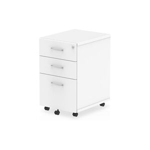 Impulse Under Desk Pedestal 3 Drawer White - I001654 Impulse Under Desk Pedestal 3 Drawer White - I001654