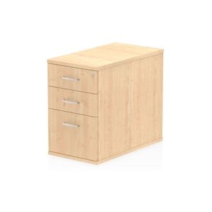 Impulse 800 Desk High Pedestal 3 Drawer Maple - I000251 Impulse 800 Desk High Pedestal 3 Drawer Maple - I000251