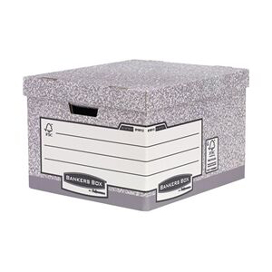 Fellowes Heavy Duty Bankers Box Size W380xD430xH287mm Large (10 Pack) Fellowes Heavy Duty Bankers Box Size W380xD430xH287mm Large (10 Pack)