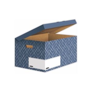 Bankers Box Decor Flip Top Box Blue (Pack of 5) 4484101 Bankers Box Decor Flip Top Box Blue (Pack of 5) 4484101